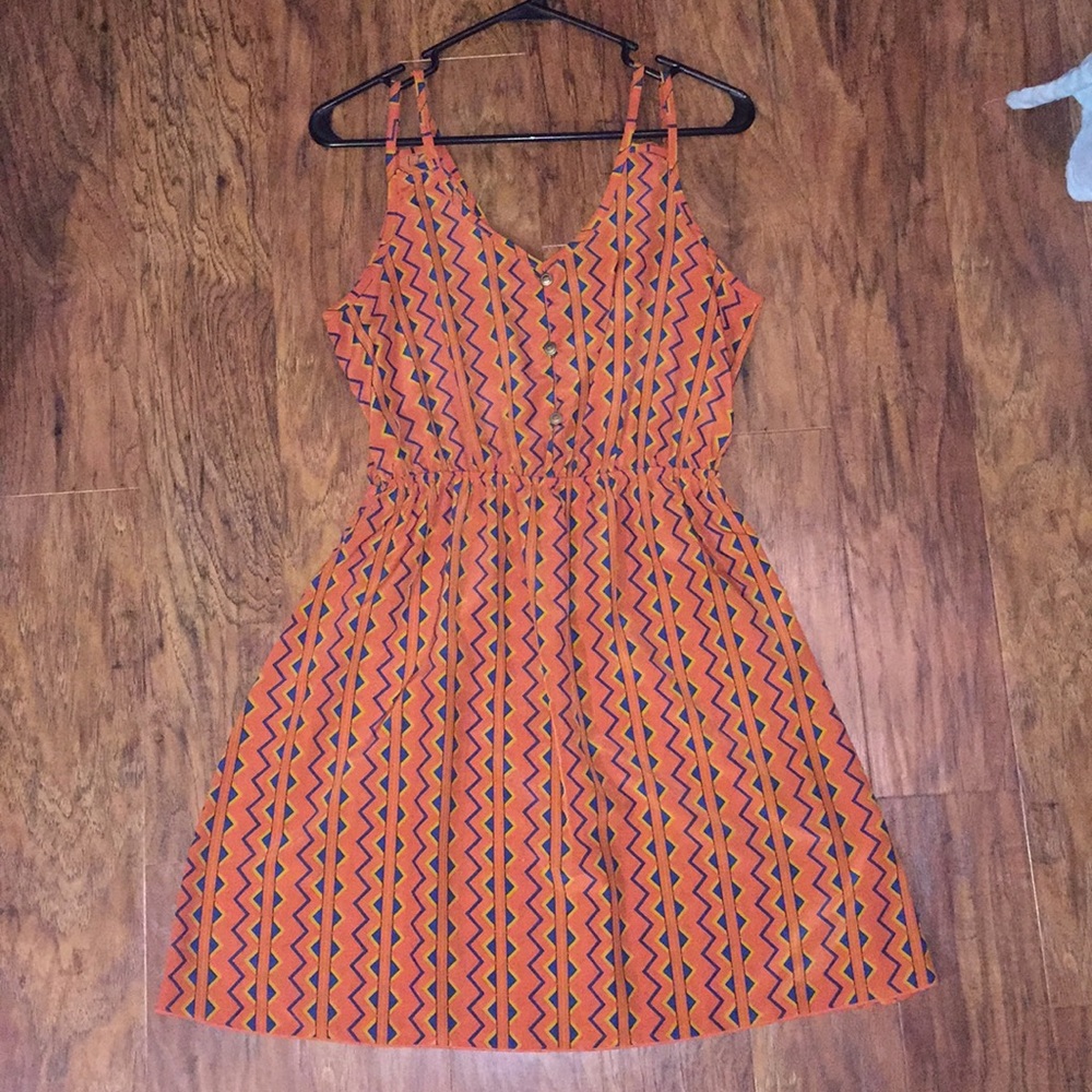 Aztec print dress